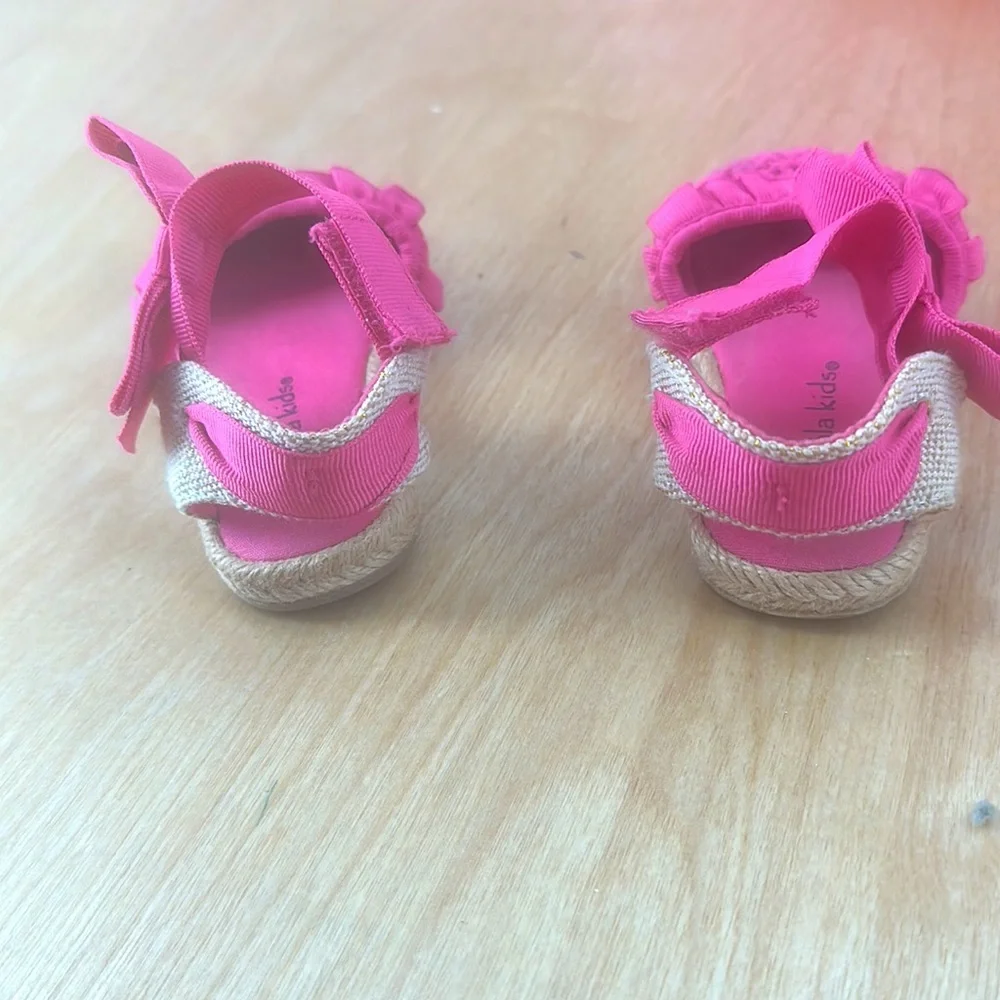 Koala‎ Kids baby girls size 5 pink dress sandals Velcro